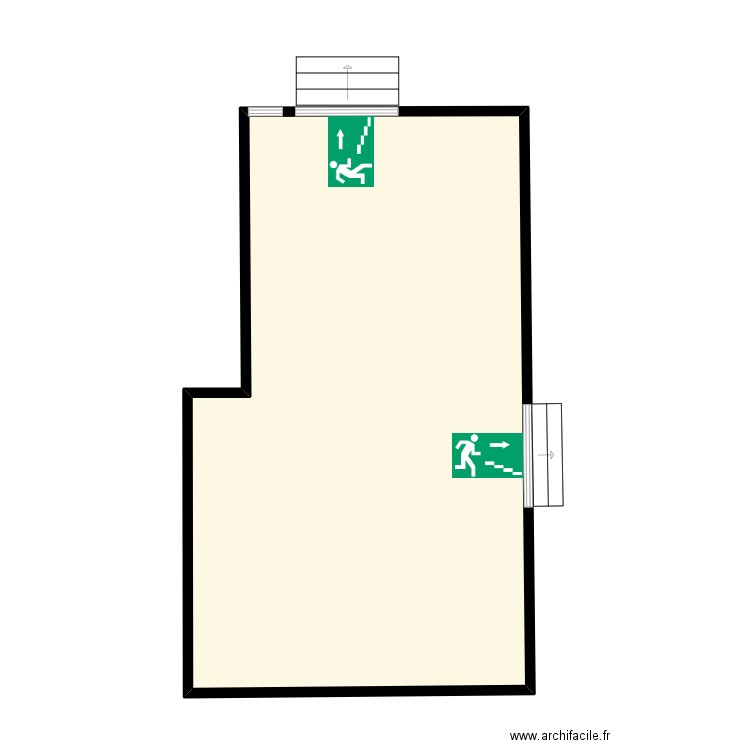 2D PISCINE EXISTANT. Plan de 1 pièce et 53 m2