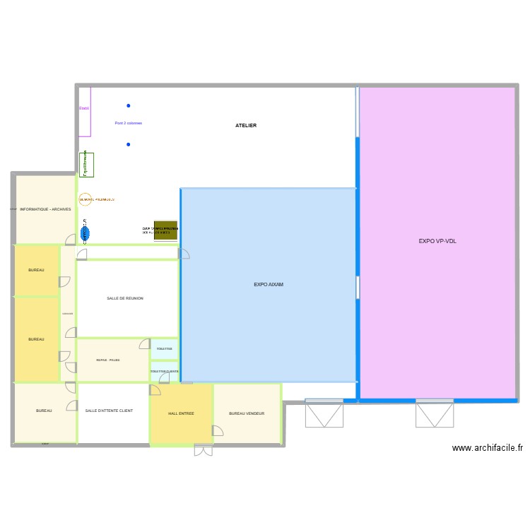 PLAN DE MASSE NIEPPE. Plan de 13 pièces et 702 m2