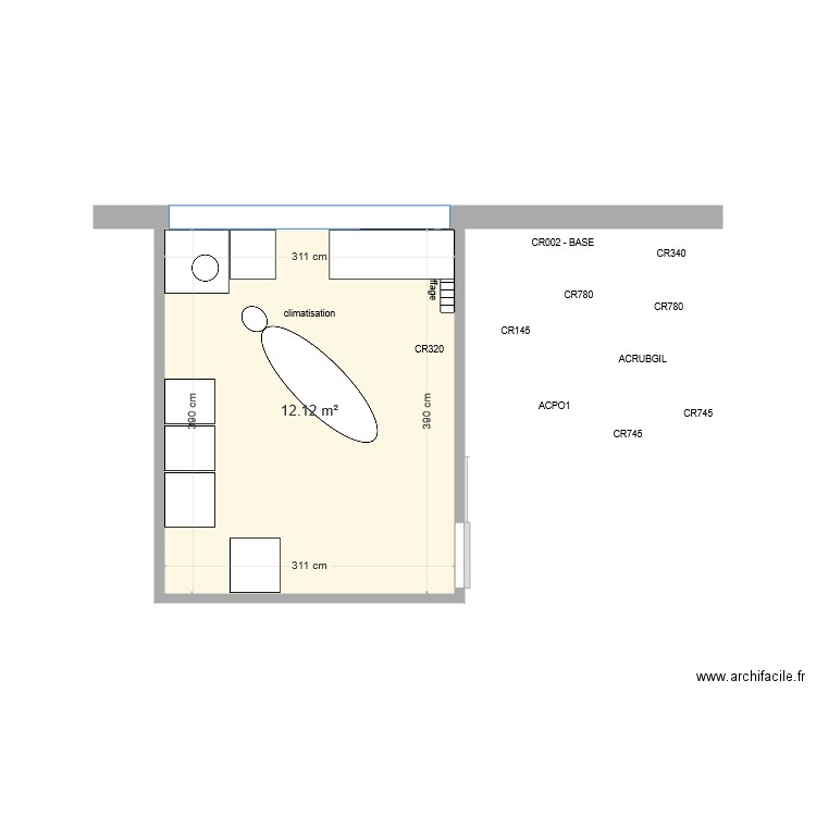 caires6. Plan de 0 pièce et 0 m2