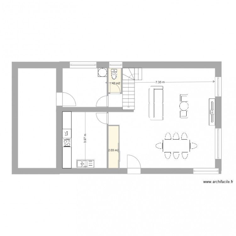 montgeron rdc A. Plan de 0 pièce et 0 m2