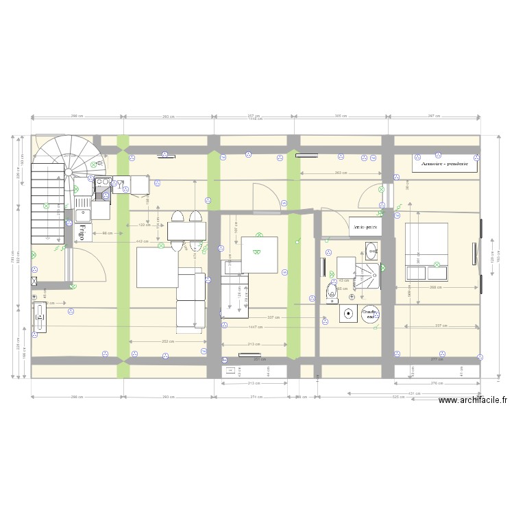 APT15 20190217 1WC . Plan de 0 pièce et 0 m2