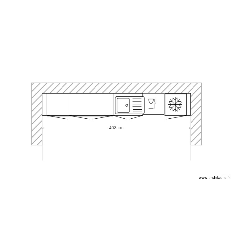 cuisine JASO. Plan de 0 pièce et 0 m2
