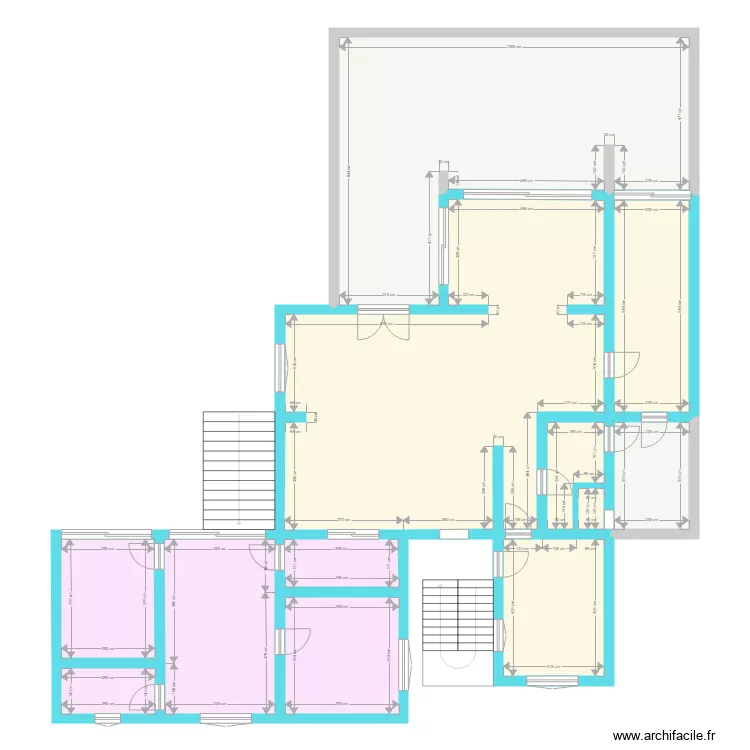 maison bourbon. Plan de 