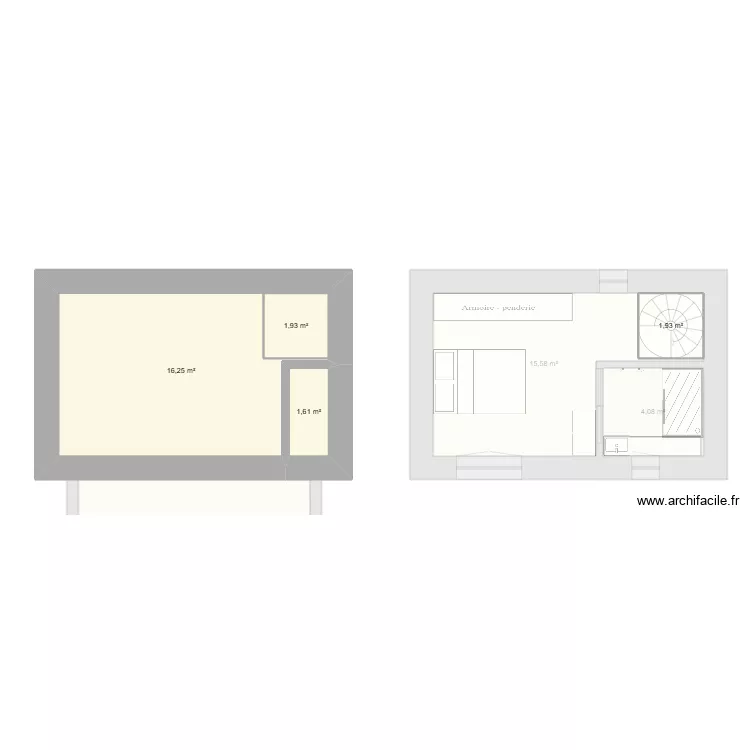 ST GILDAS. Plan de 