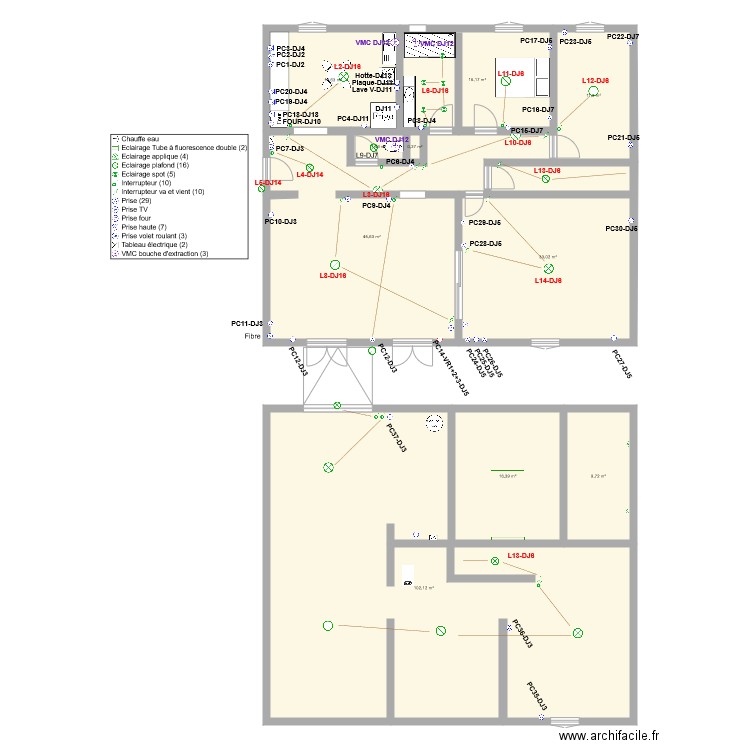 david2. Plan de 0 pièce et 0 m2