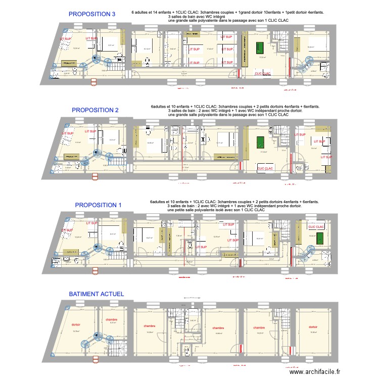 OLIVIER  ETAGE V3. Plan de 0 pièce et 0 m2