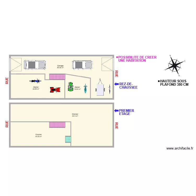 Munier 1. Plan de Munier 1. Plan de