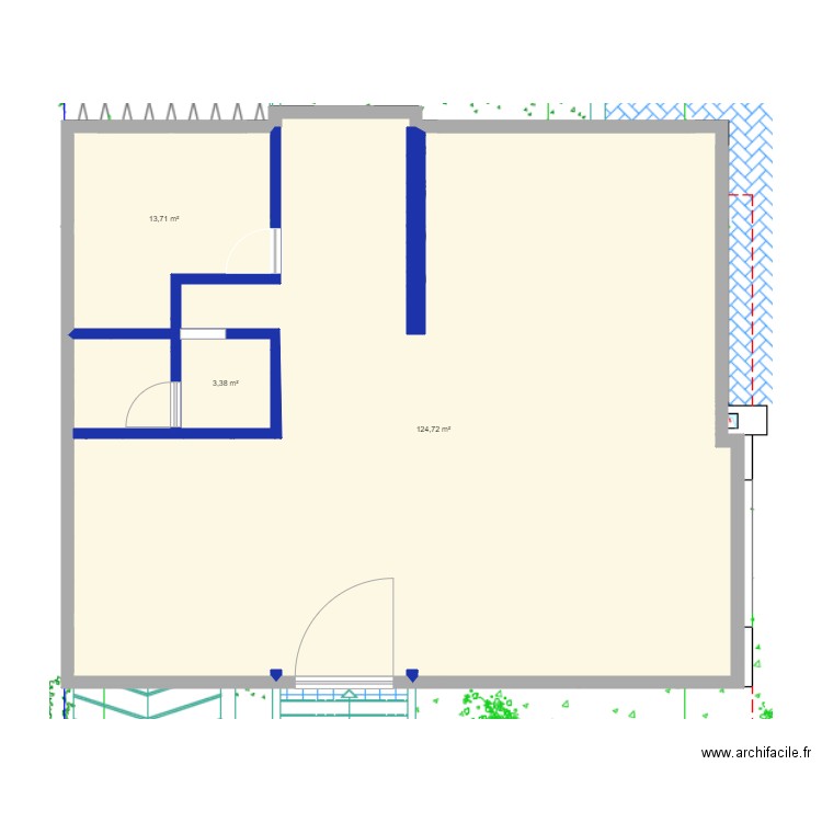 Plan RDC. Plan de 0 pièce et 0 m2