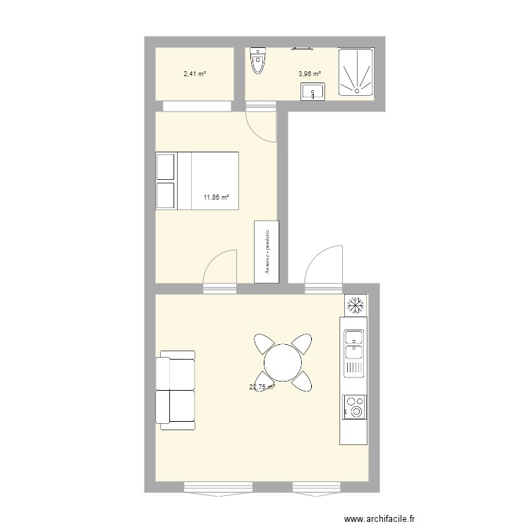 neuray 1er V3. Plan de 0 pièce et 0 m2