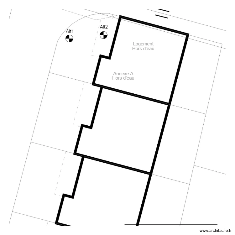 ABC0013parcelle. Plan de 