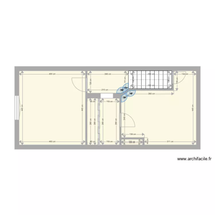 Mika Cesancey existant. Plan de 