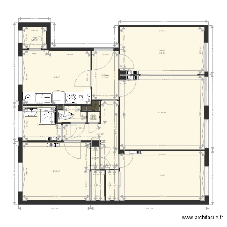 meuniers3. Plan de 0 pièce et 0 m2