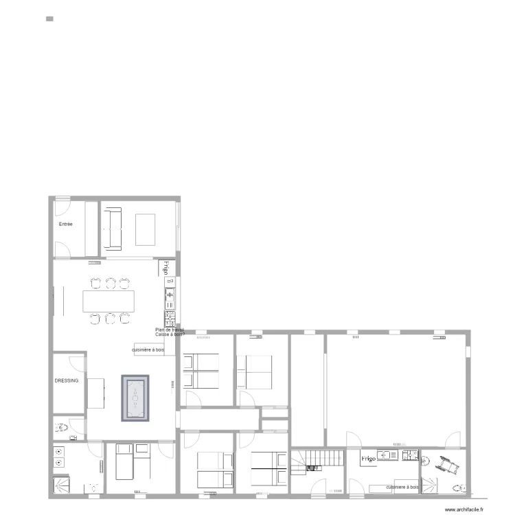 appartement en bas mofif C. Plan de appartement en bas mofif C. Plan de