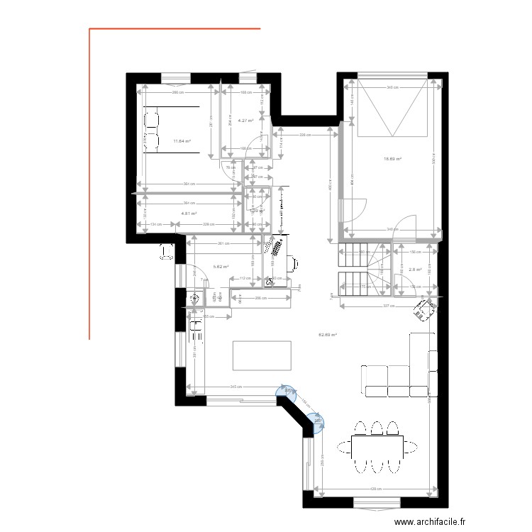 plan Abel. Plan de 0 pièce et 0 m2