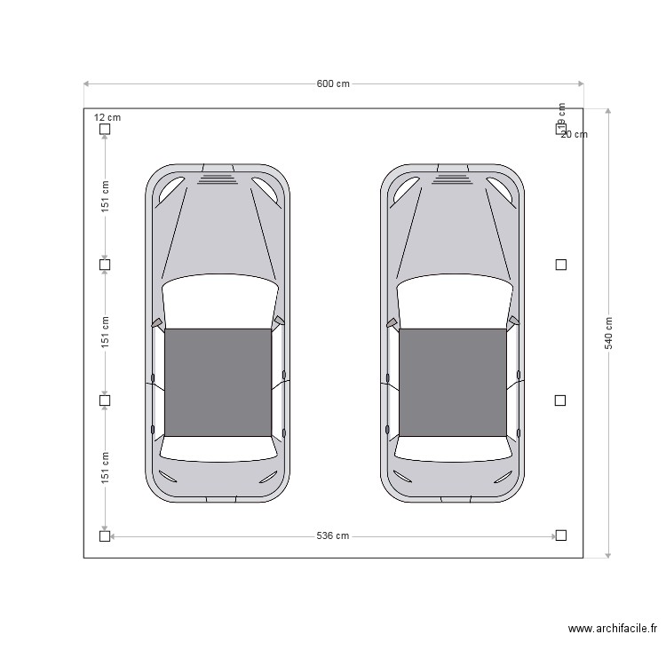 Vue en plan. Plan de 0 pièce et 0 m2