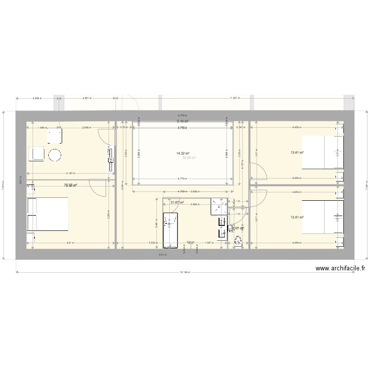 plan n1 nouvelle maison avec étage. Plan de 0 pièce et 0 m2