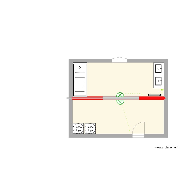 SDB. Plan de 0 pièce et 0 m2