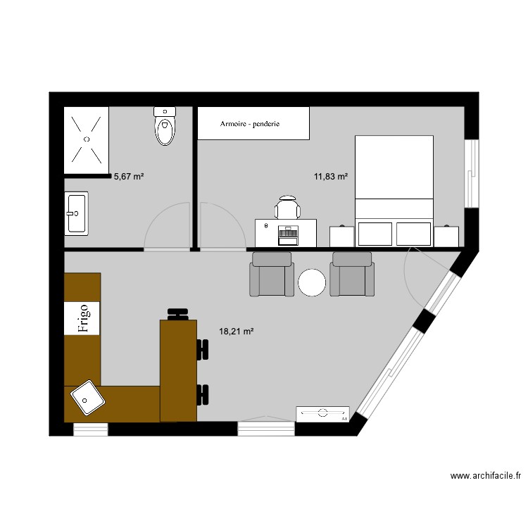 attelier. Plan de 0 pièce et 0 m2