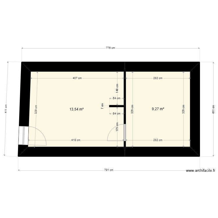 pavillon  rch. Plan de 0 pièce et 0 m2