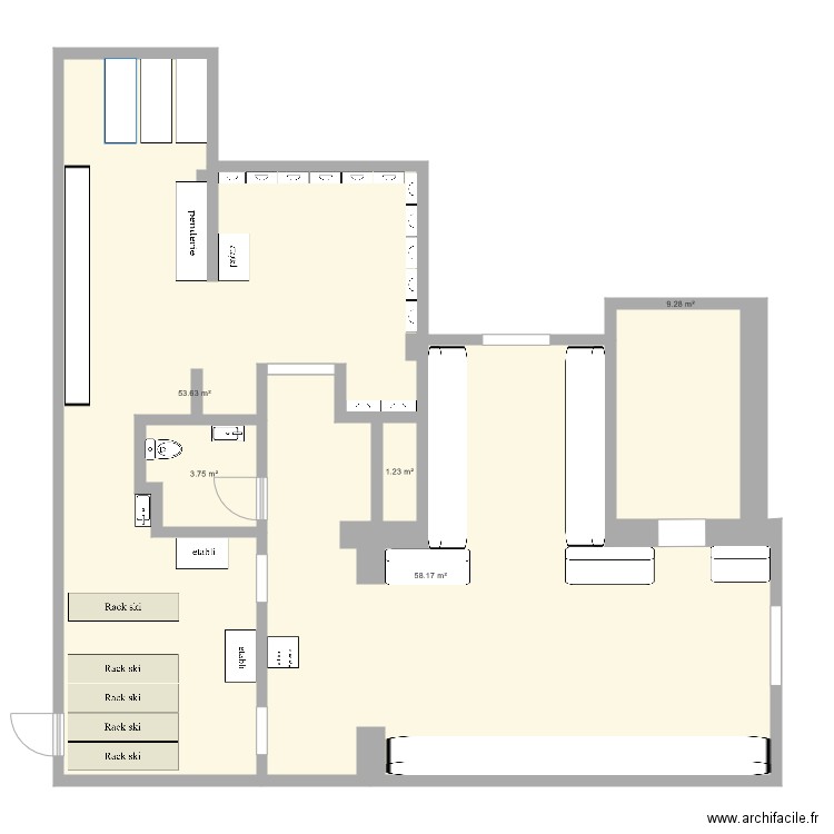 airelles 3. Plan de 0 pièce et 0 m2