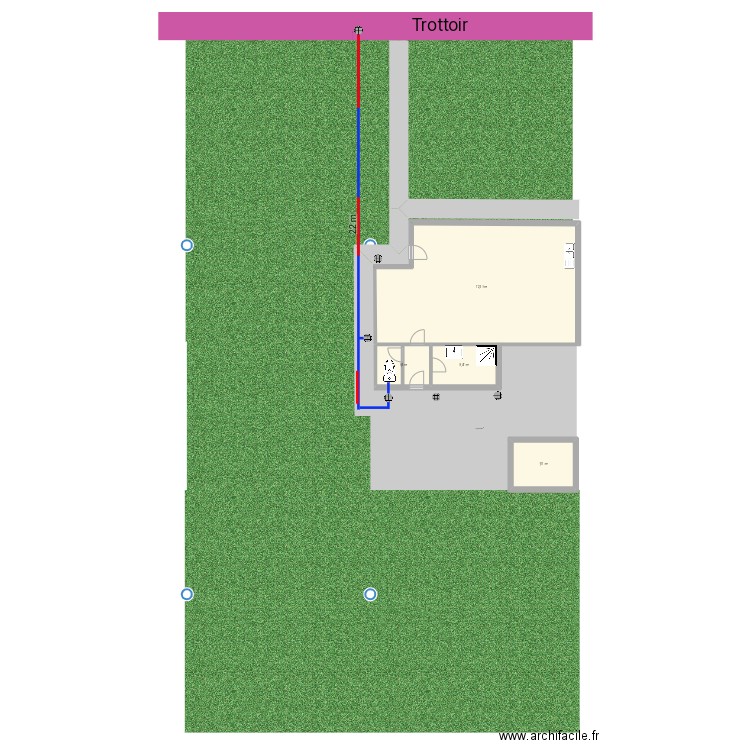  auguste Lefebvre lens. Plan de 4 pièces et 97 m2