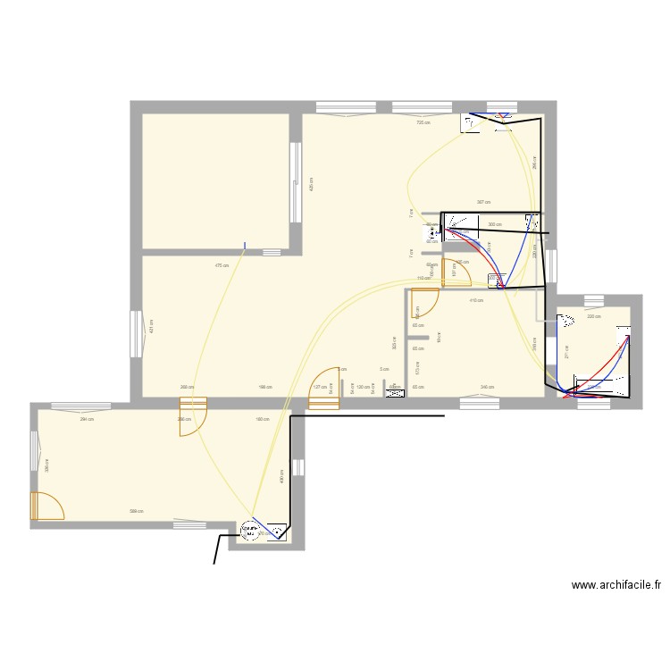 Fonterines plomberie. Plan de 0 pièce et 0 m2