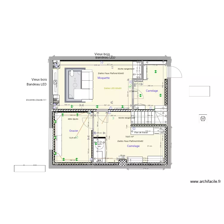 Cave. Plan de Cave. Plan de