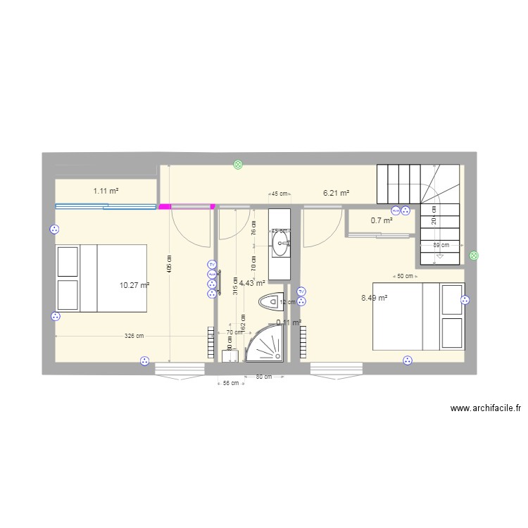 T3 1 salle de bain. Plan de 0 pièce et 0 m2