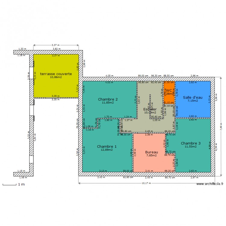 maison-etage-2. Plan de 0 pièce et 0 m2