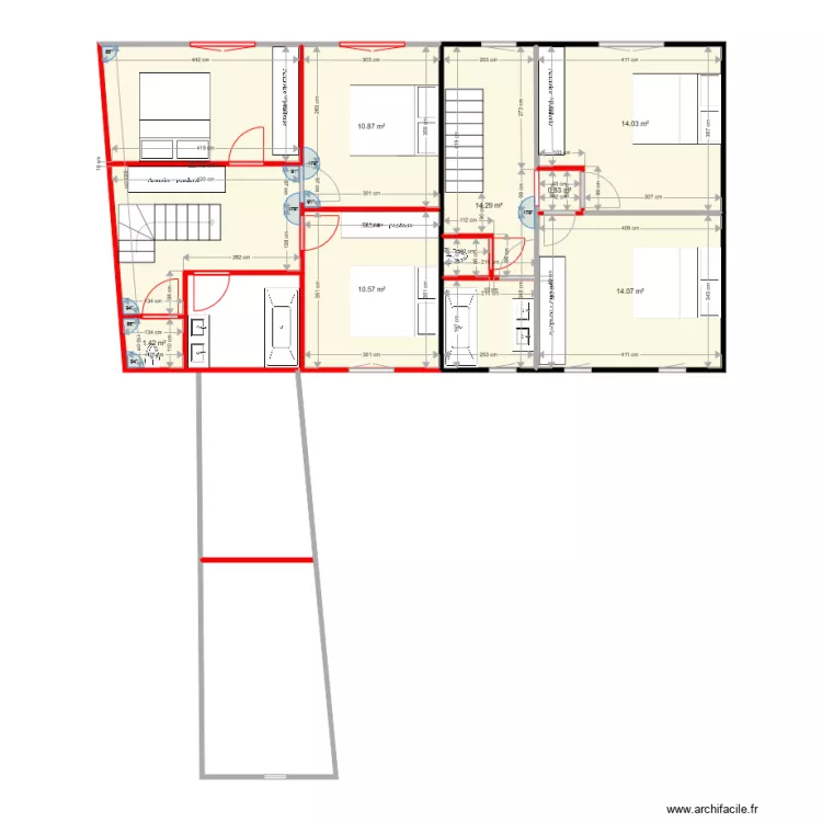 GRAND LEEZ 1ER modif ILG. Plan de 
