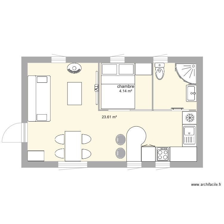 chalet. Plan de 0 pièce et 0 m2