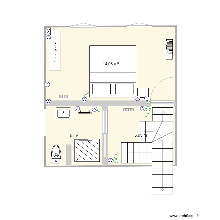 1er. Plan de 0 pièce et 0 m2