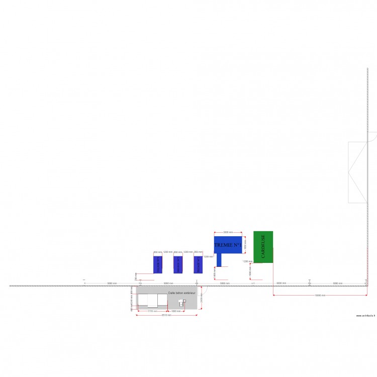 Plans de relever. Plan de 0 pièce et 0 m2