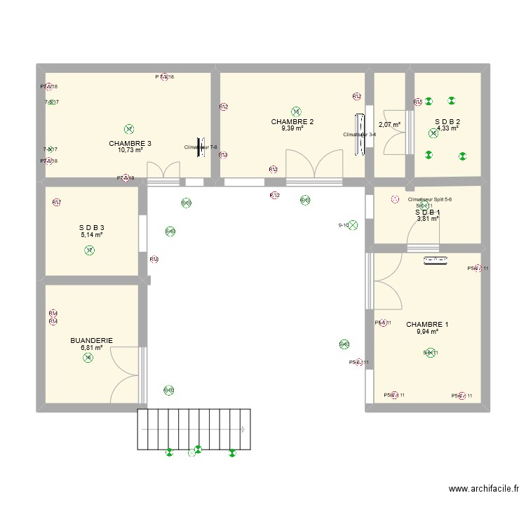 KECH ET1. Plan de 0 pièce et 0 m2