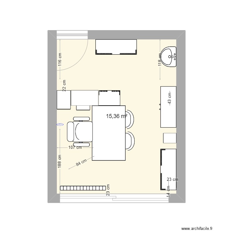bureau gdc 5. Plan de 0 pièce et 0 m2