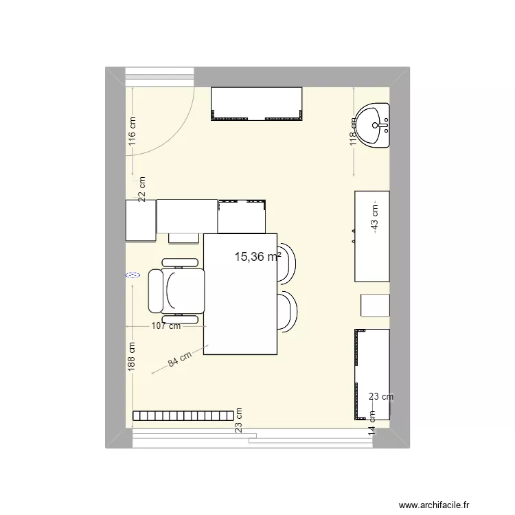 bureau gdc 5. Plan de 