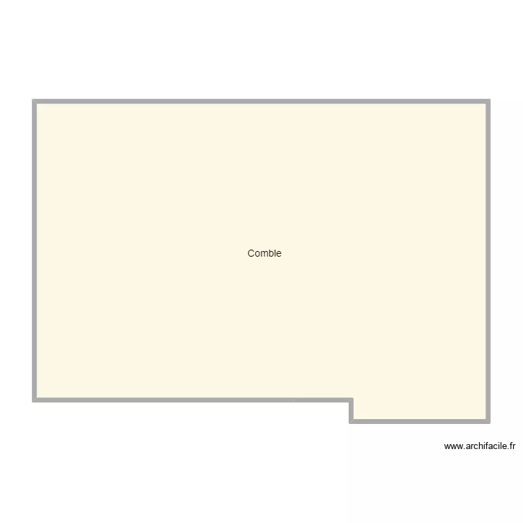 boulard2 comble. Plan de 