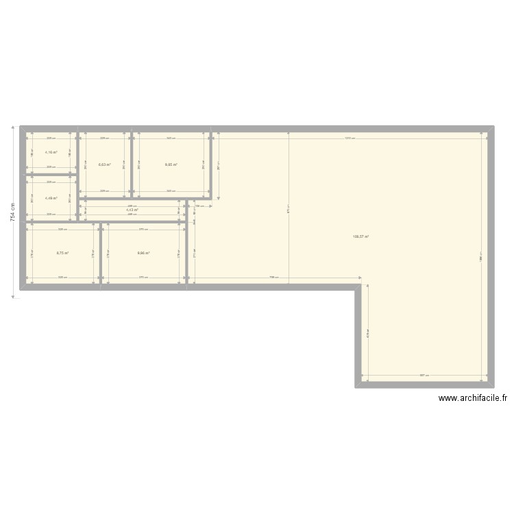plan sans sous sol. Plan de 0 pièce et 0 m2