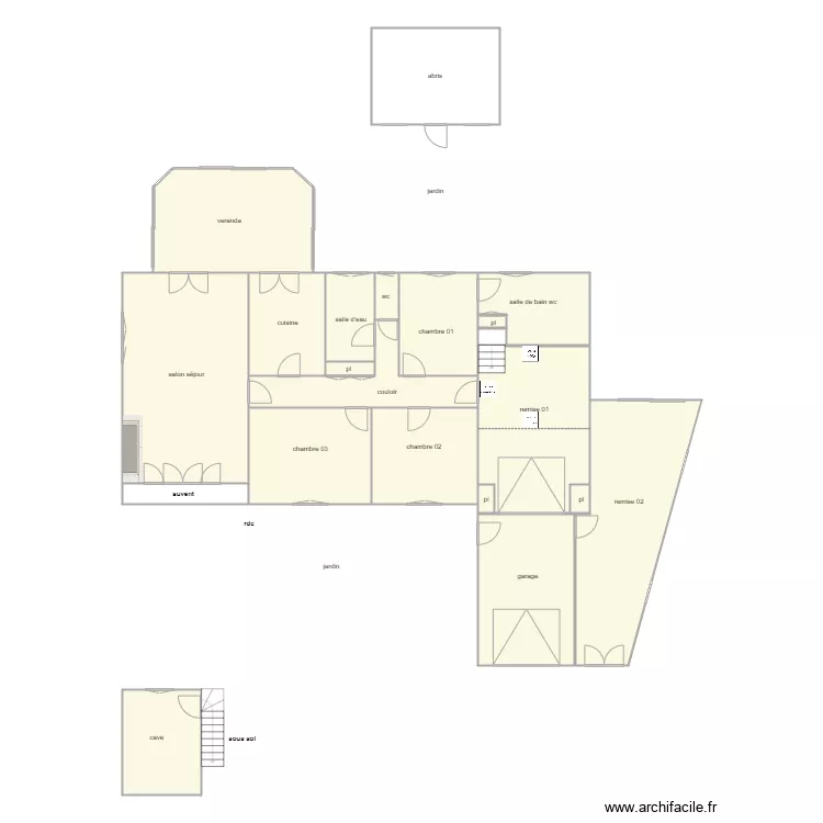 thibaud 2 am 1402. Plan de 