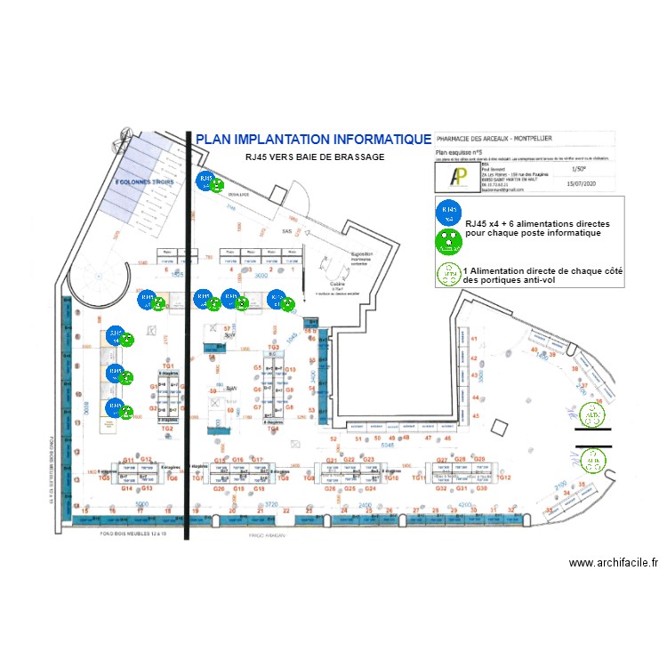 LES ARCEAUX INFORMATIQUE. Plan de 0 pièce et 0 m2