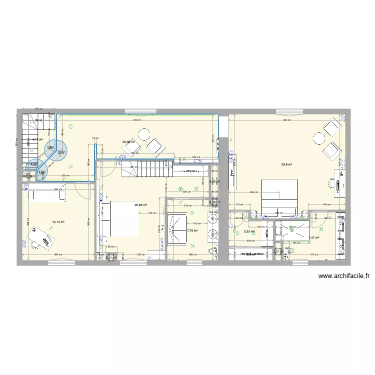 Pouzin version 5. Plan de 