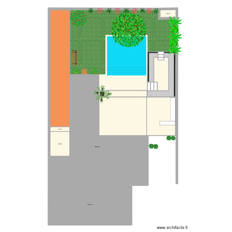 Coudoux. Plan de 19 pièces et 258 m2