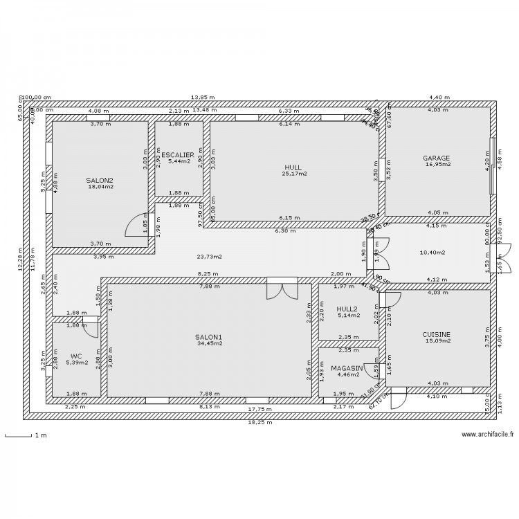 boulemsack. Plan de 0 pièce et 0 m2