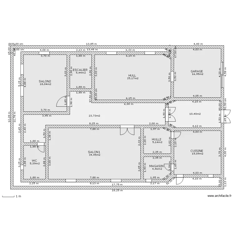boulemsack. Plan de 