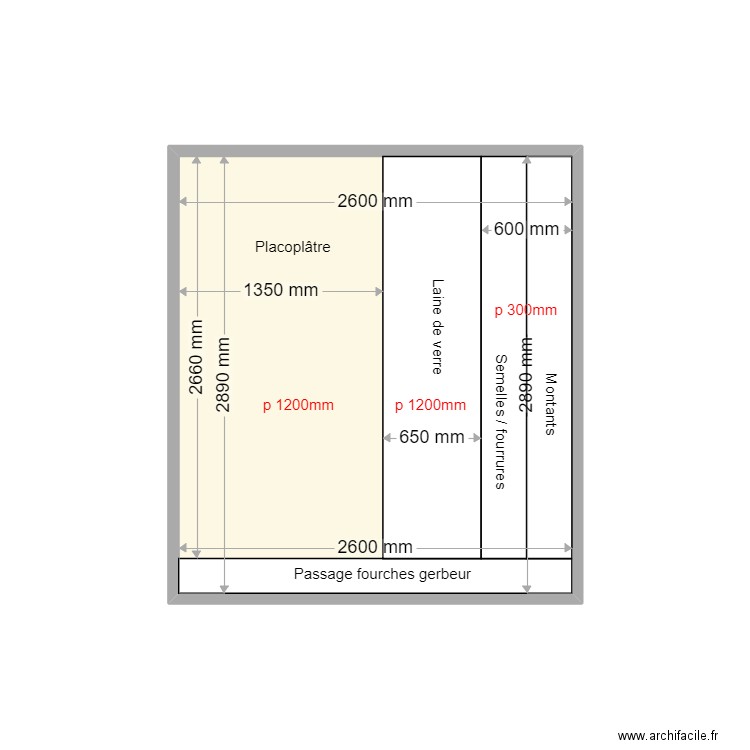 RACK PLACO. Plan de 0 pièce et 0 m2