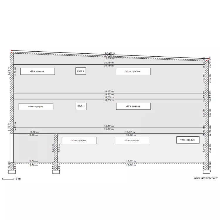 FACADE OUEST - new. Plan de FACADE OUEST - new. Plan de