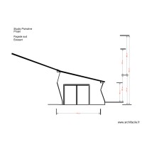 Studio Picholine Projet sur&eacute;l&eacute;vation Fa&ccedil;ade Sud Existant