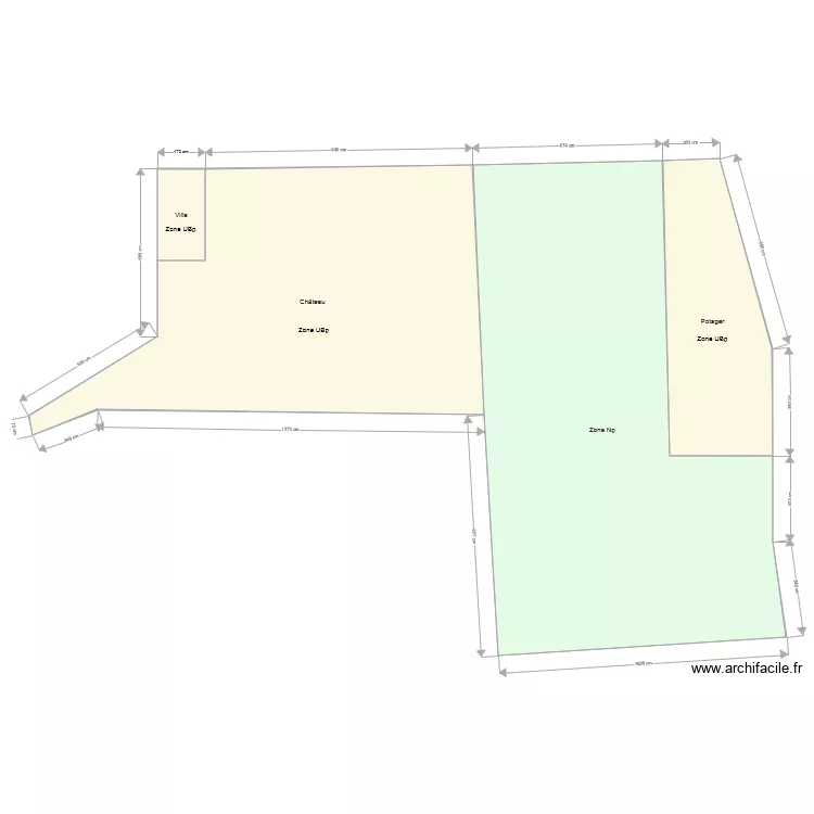 Corgenon Parcelle 1274. Plan de 