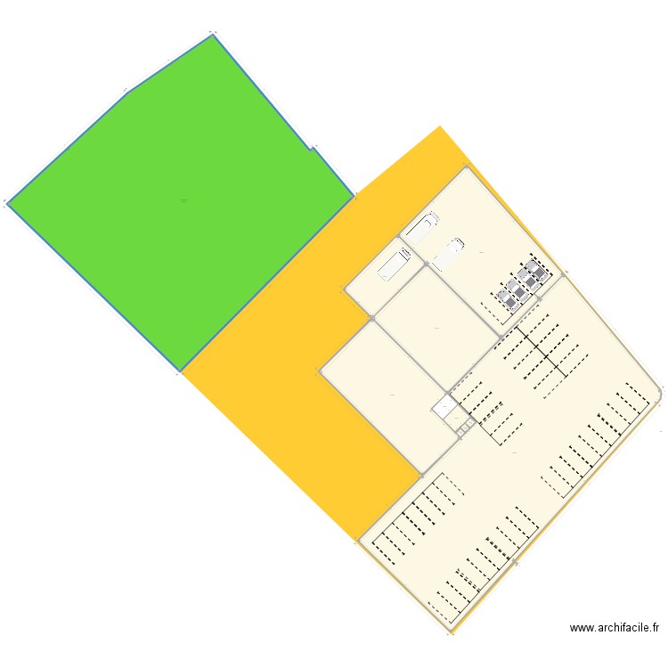 salle reception. Plan de 11 pièces et 3802 m2