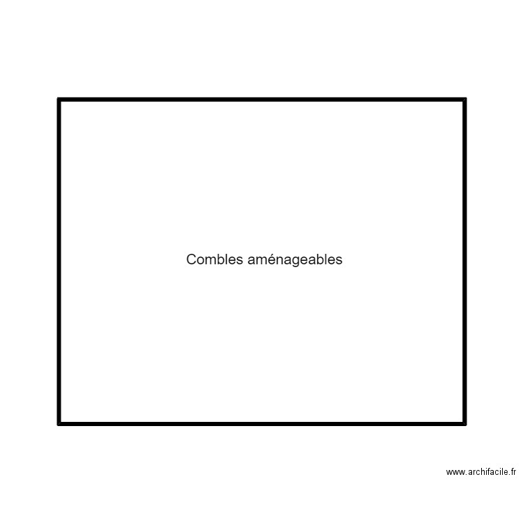 COMBLES AMENAGEABLES VERRY CAUSSE. Plan de 0 pièce et 0 m2